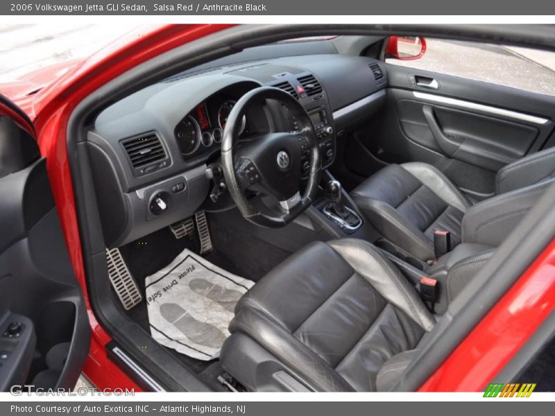 Salsa Red / Anthracite Black 2006 Volkswagen Jetta GLI Sedan