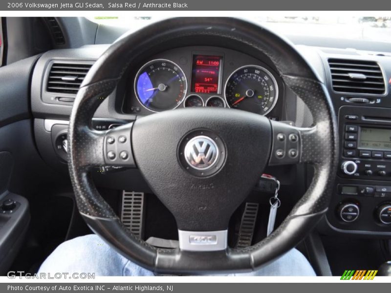 Salsa Red / Anthracite Black 2006 Volkswagen Jetta GLI Sedan