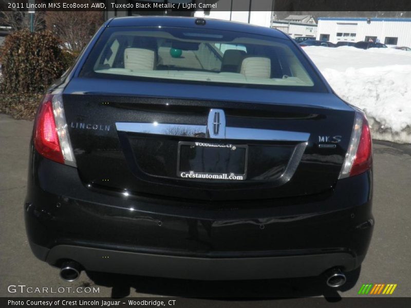 Tuxedo Black Metallic / Light Camel 2011 Lincoln MKS EcoBoost AWD