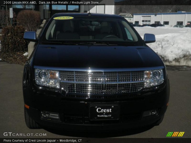 Dark Ink Blue Metallic / Medium Light Stone 2008 Lincoln MKX AWD