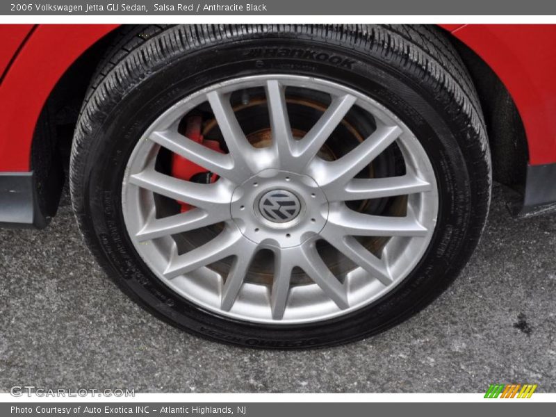 Salsa Red / Anthracite Black 2006 Volkswagen Jetta GLI Sedan