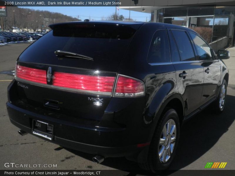 Dark Ink Blue Metallic / Medium Light Stone 2008 Lincoln MKX AWD