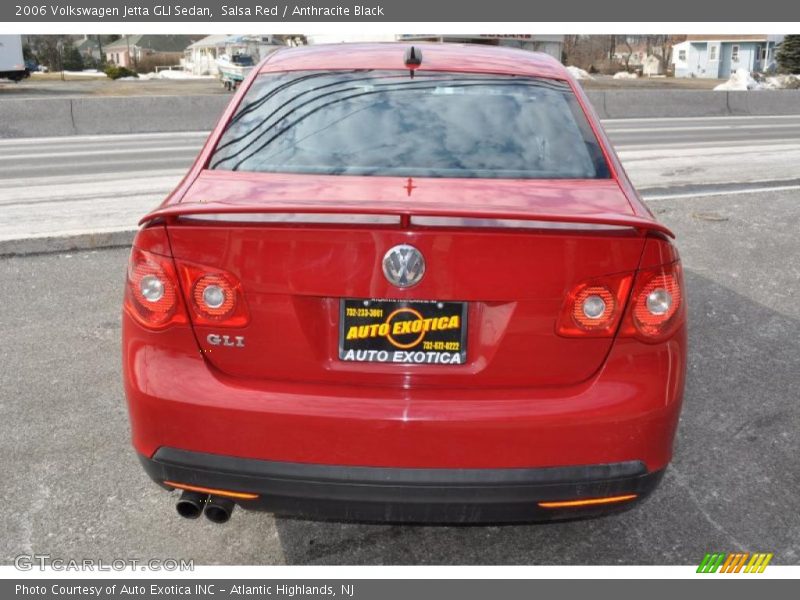 Salsa Red / Anthracite Black 2006 Volkswagen Jetta GLI Sedan