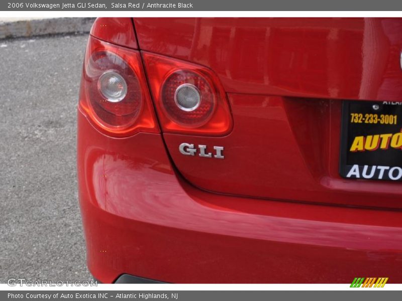 Salsa Red / Anthracite Black 2006 Volkswagen Jetta GLI Sedan