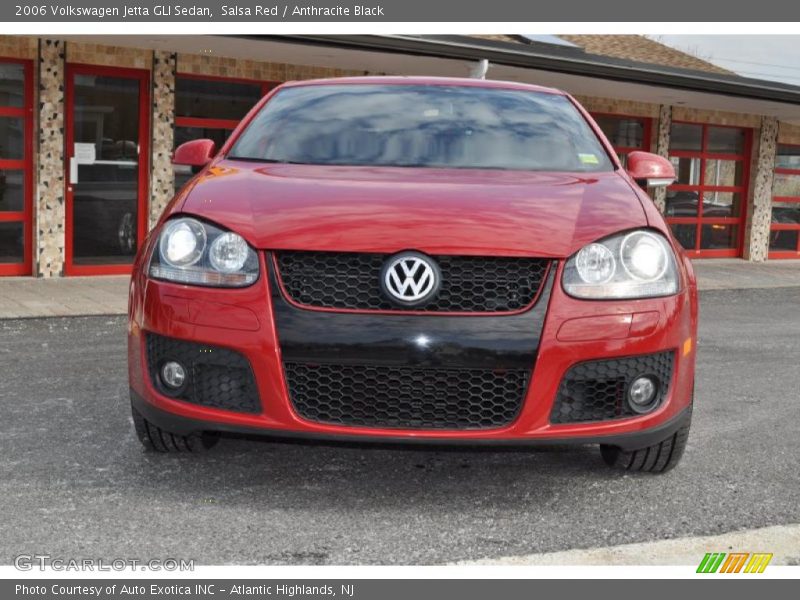 Salsa Red / Anthracite Black 2006 Volkswagen Jetta GLI Sedan