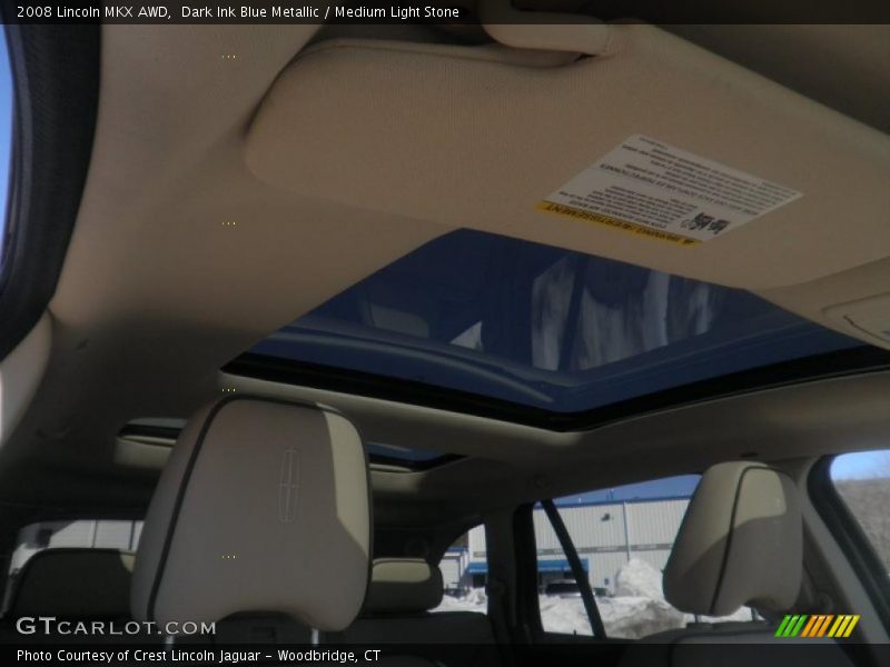 Dark Ink Blue Metallic / Medium Light Stone 2008 Lincoln MKX AWD