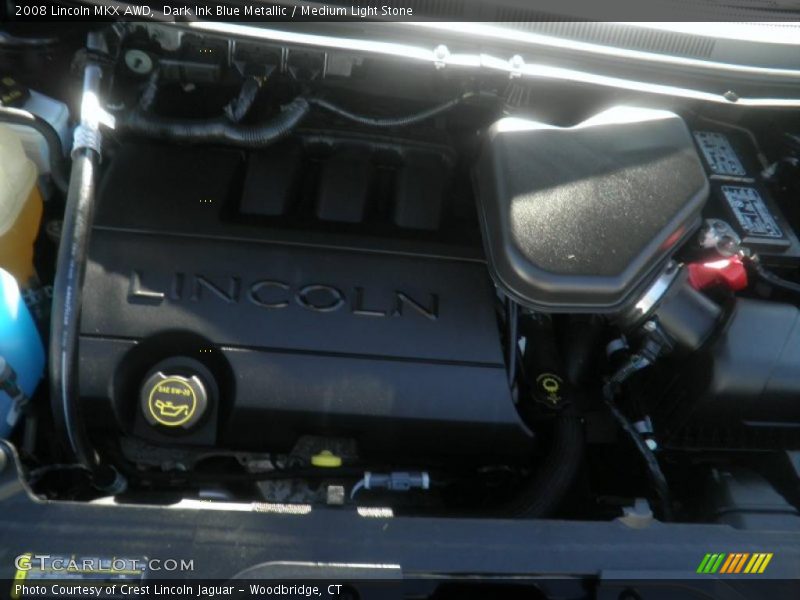 Dark Ink Blue Metallic / Medium Light Stone 2008 Lincoln MKX AWD