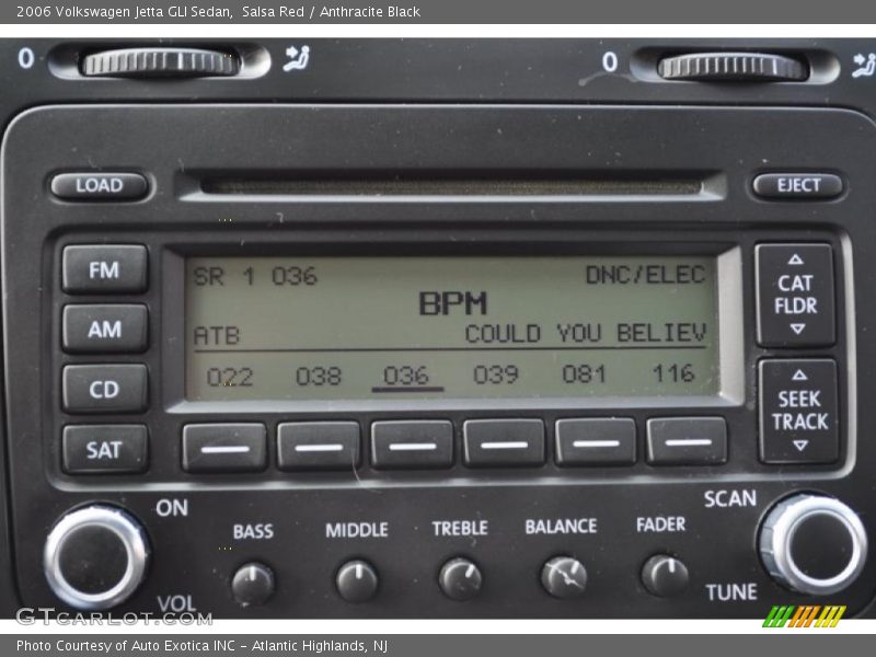 Salsa Red / Anthracite Black 2006 Volkswagen Jetta GLI Sedan