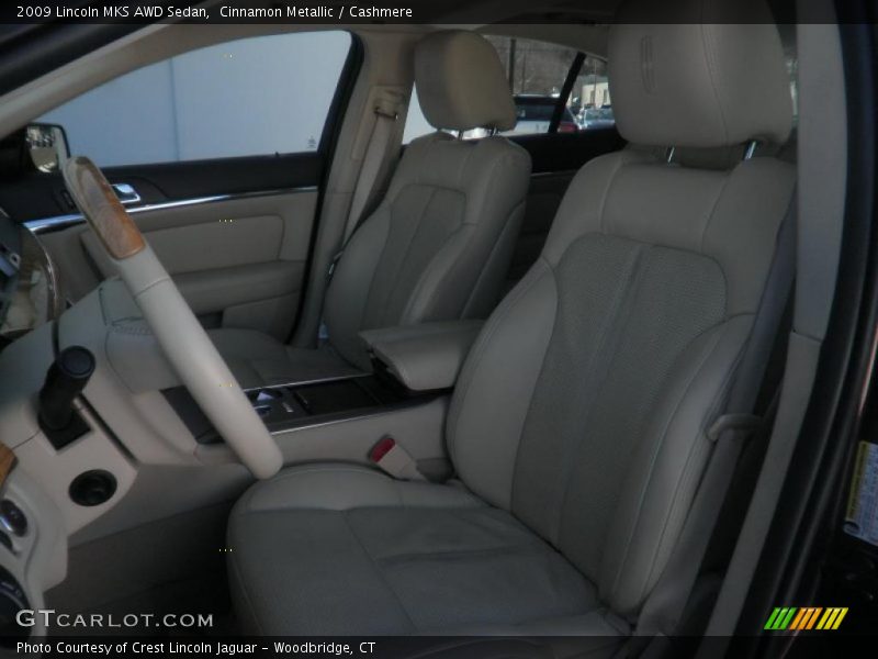 Cinnamon Metallic / Cashmere 2009 Lincoln MKS AWD Sedan