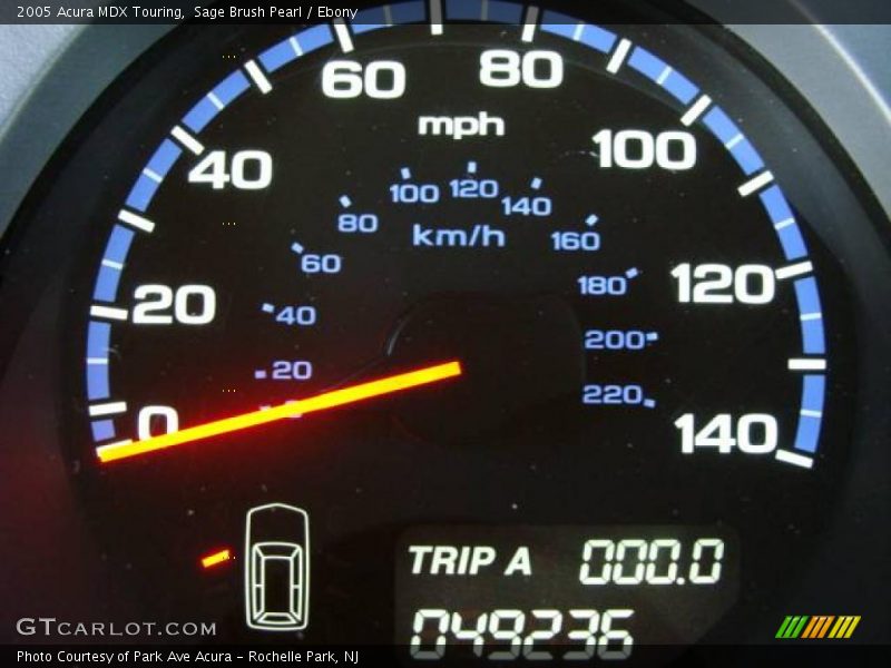Sage Brush Pearl / Ebony 2005 Acura MDX Touring