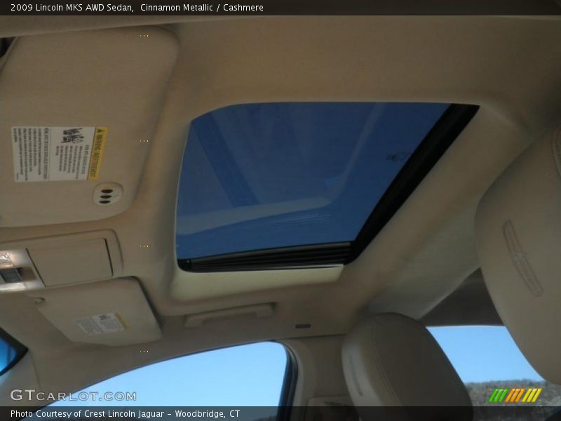 Cinnamon Metallic / Cashmere 2009 Lincoln MKS AWD Sedan