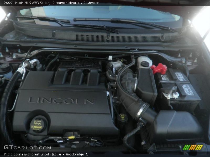Cinnamon Metallic / Cashmere 2009 Lincoln MKS AWD Sedan