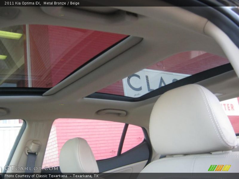 Metal Bronze / Beige 2011 Kia Optima EX