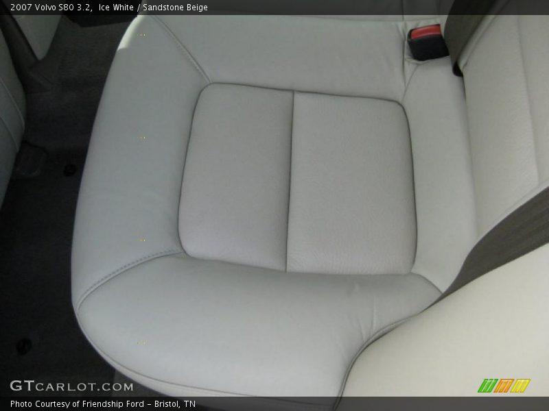Ice White / Sandstone Beige 2007 Volvo S80 3.2