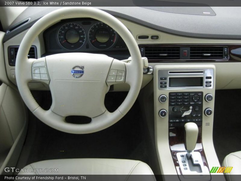 Ice White / Sandstone Beige 2007 Volvo S80 3.2