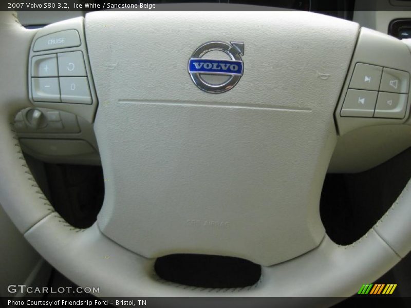 Ice White / Sandstone Beige 2007 Volvo S80 3.2