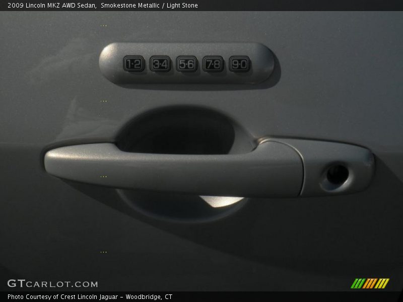 Smokestone Metallic / Light Stone 2009 Lincoln MKZ AWD Sedan