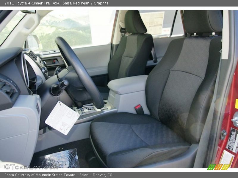  2011 4Runner Trail 4x4 Graphite Interior
