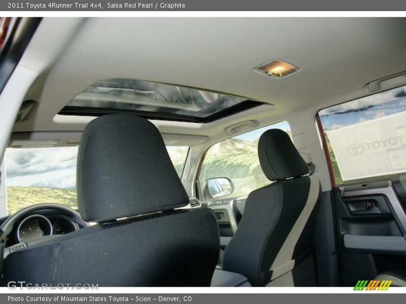 Sunroof of 2011 4Runner Trail 4x4