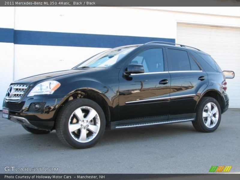 Black / Black 2011 Mercedes-Benz ML 350 4Matic