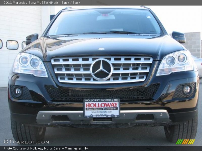 Black / Black 2011 Mercedes-Benz ML 350 4Matic