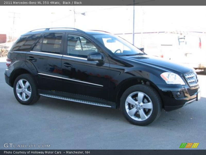 Black / Black 2011 Mercedes-Benz ML 350 4Matic