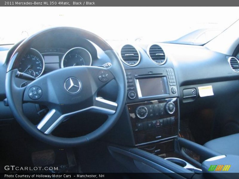 Black / Black 2011 Mercedes-Benz ML 350 4Matic