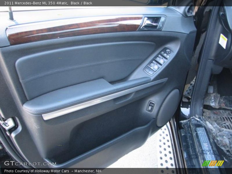 Black / Black 2011 Mercedes-Benz ML 350 4Matic