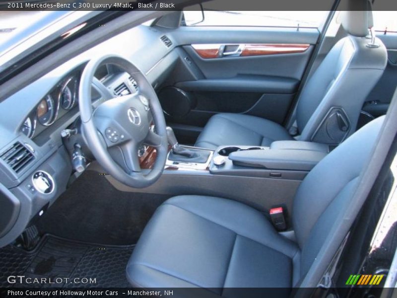 Black / Black 2011 Mercedes-Benz C 300 Luxury 4Matic