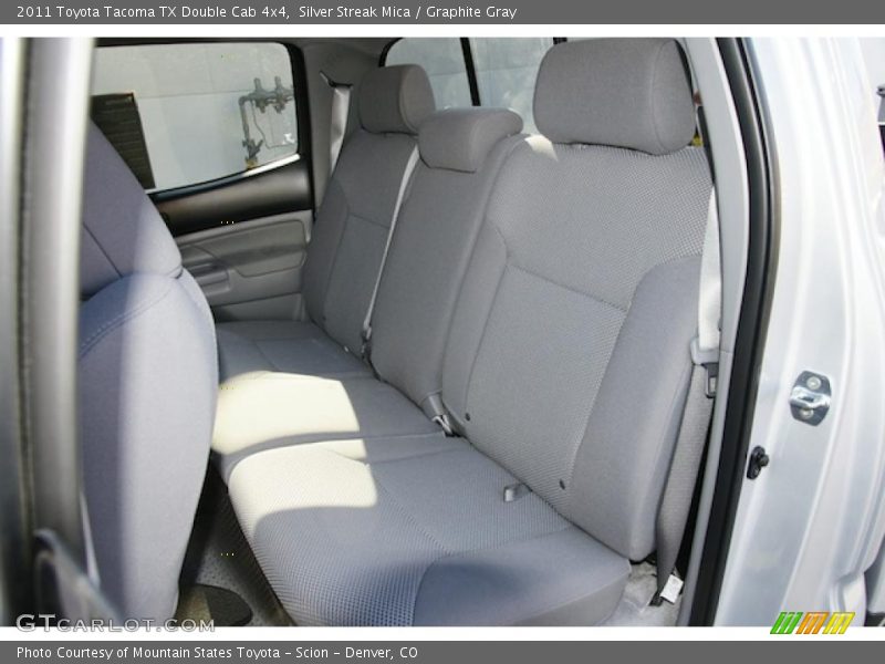  2011 Tacoma TX Double Cab 4x4 Graphite Gray Interior