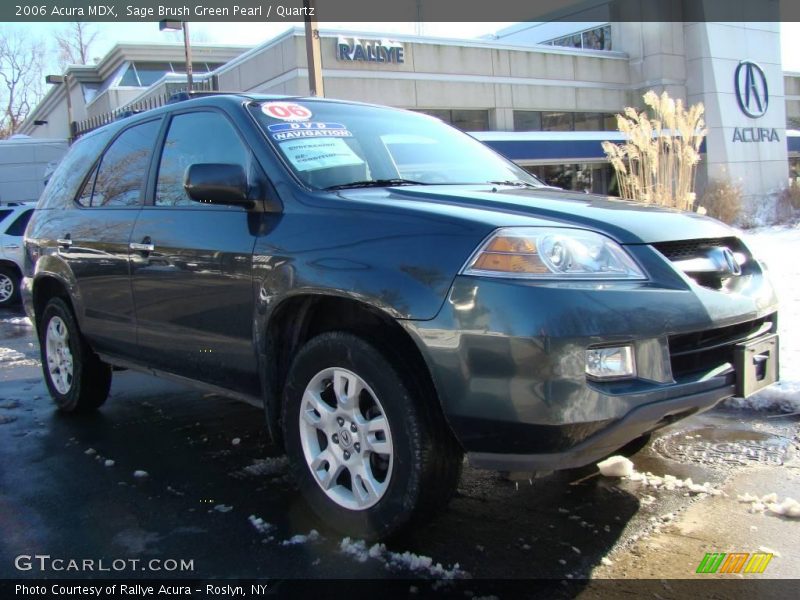 Sage Brush Green Pearl / Quartz 2006 Acura MDX