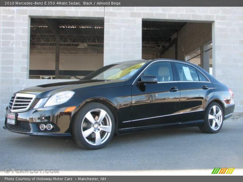 Black / Almond Beige 2010 Mercedes-Benz E 350 4Matic Sedan