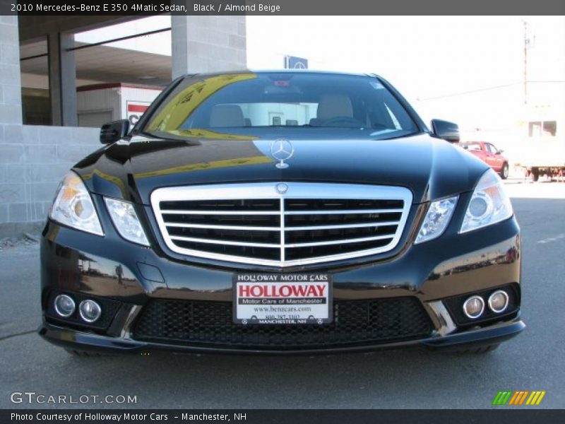 Black / Almond Beige 2010 Mercedes-Benz E 350 4Matic Sedan