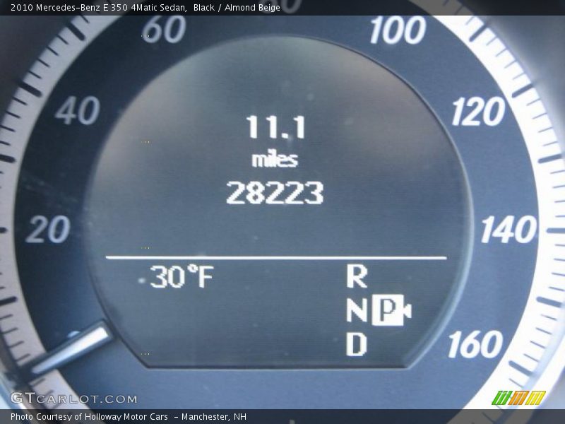 Black / Almond Beige 2010 Mercedes-Benz E 350 4Matic Sedan