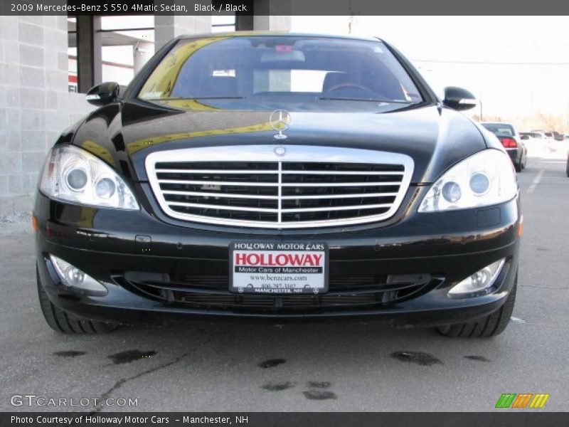 Black / Black 2009 Mercedes-Benz S 550 4Matic Sedan