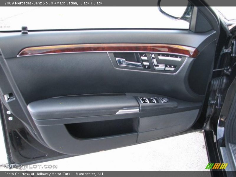 Black / Black 2009 Mercedes-Benz S 550 4Matic Sedan