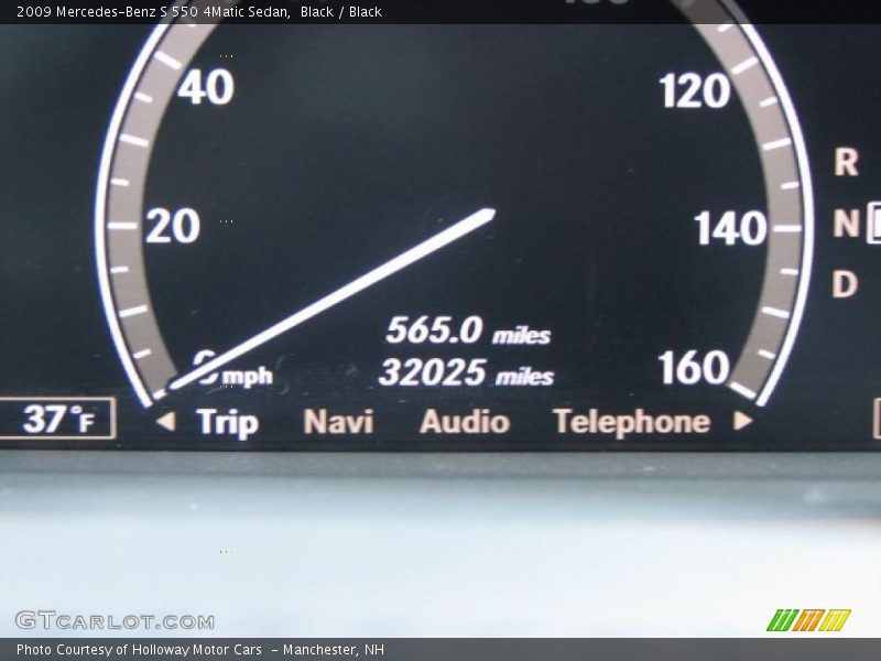 Black / Black 2009 Mercedes-Benz S 550 4Matic Sedan