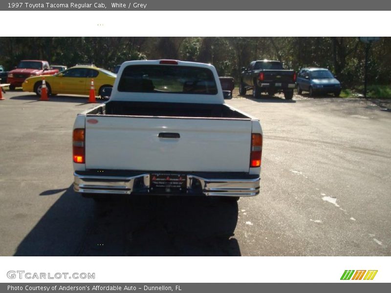 White / Grey 1997 Toyota Tacoma Regular Cab