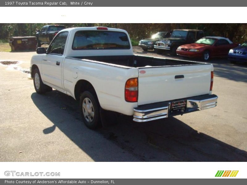 White / Grey 1997 Toyota Tacoma Regular Cab