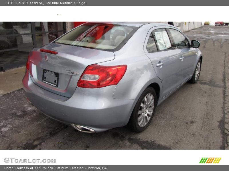 Ice Blue Metallic / Beige 2010 Suzuki Kizashi SE