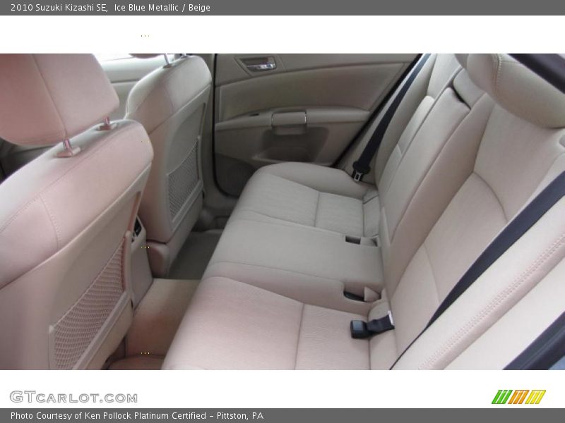 Ice Blue Metallic / Beige 2010 Suzuki Kizashi SE