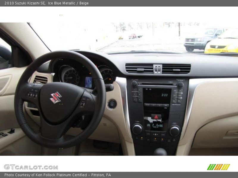 Ice Blue Metallic / Beige 2010 Suzuki Kizashi SE