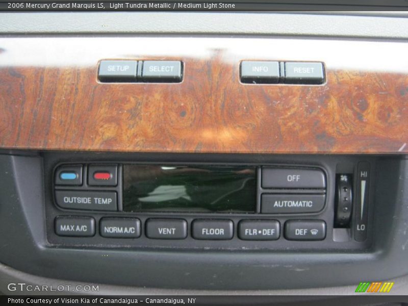 Controls of 2006 Grand Marquis LS