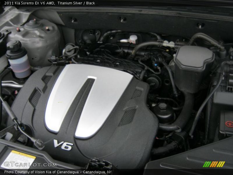  2011 Sorento EX V6 AWD Engine - 3.5 Liter DOHC 24-Valve Dual CVVT V6