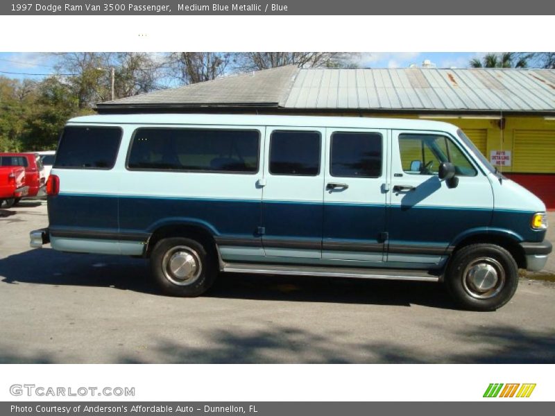  1997 Ram Van 3500 Passenger Medium Blue Metallic