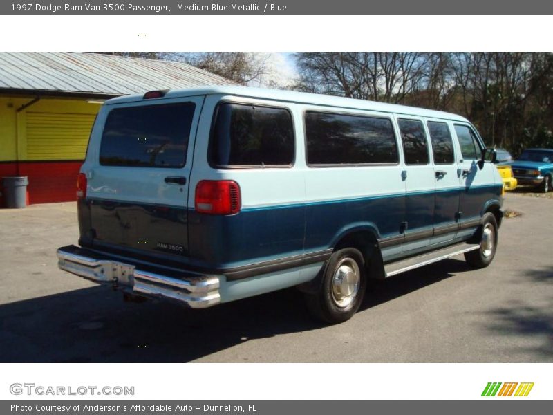  1997 Ram Van 3500 Passenger Medium Blue Metallic