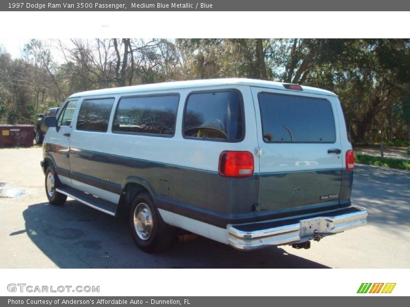  1997 Ram Van 3500 Passenger Medium Blue Metallic