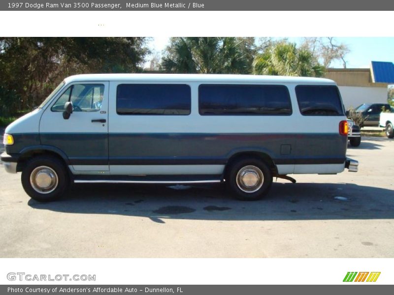  1997 Ram Van 3500 Passenger Medium Blue Metallic