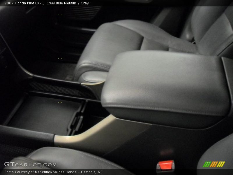 Steel Blue Metallic / Gray 2007 Honda Pilot EX-L