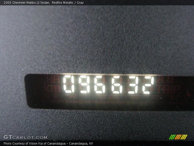 Redfire Metallic / Gray 2003 Chevrolet Malibu LS Sedan
